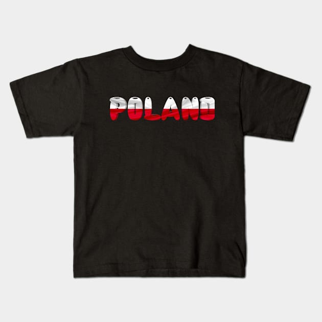 Poland! Kids T-Shirt by MysticTimeline